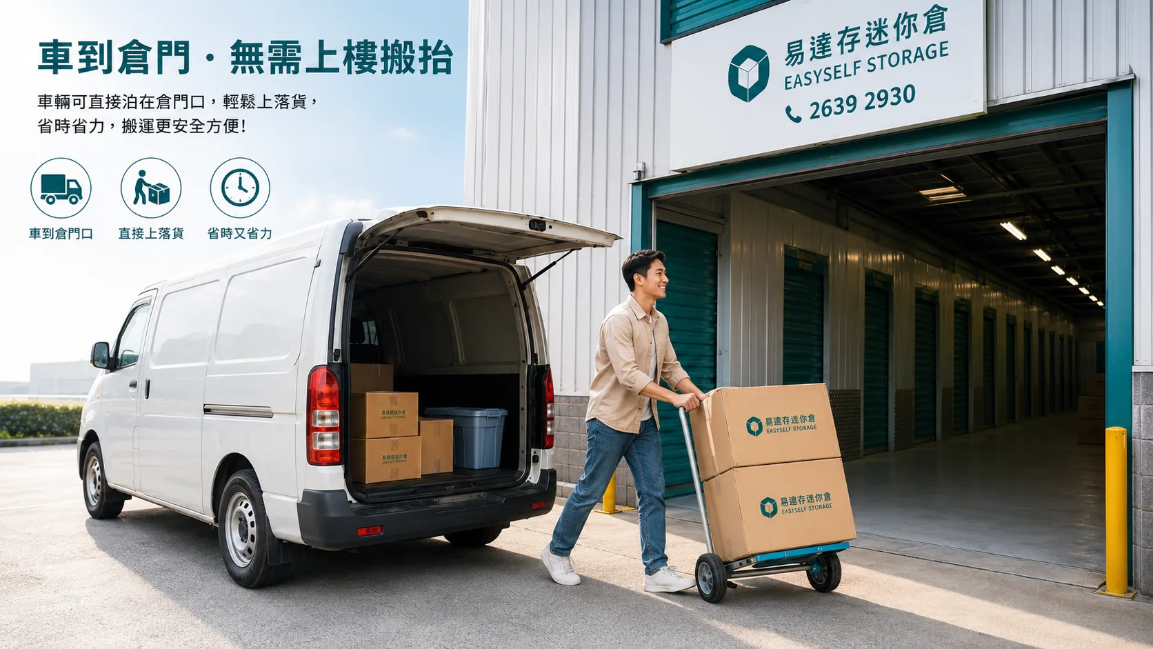 Drive-up warehouse access