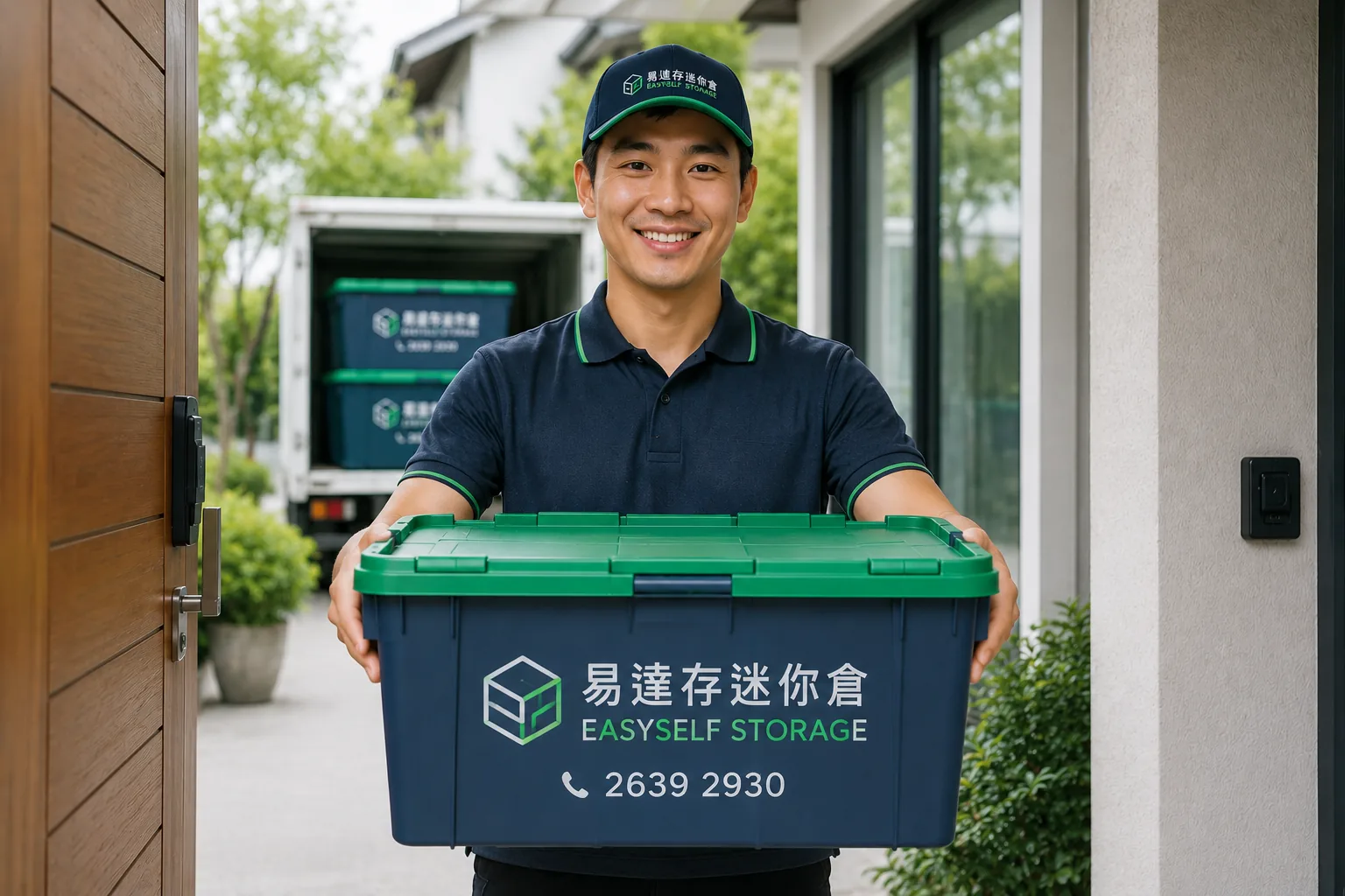 Doorstep box pickup and return